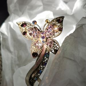 Butterfly hair clip pin